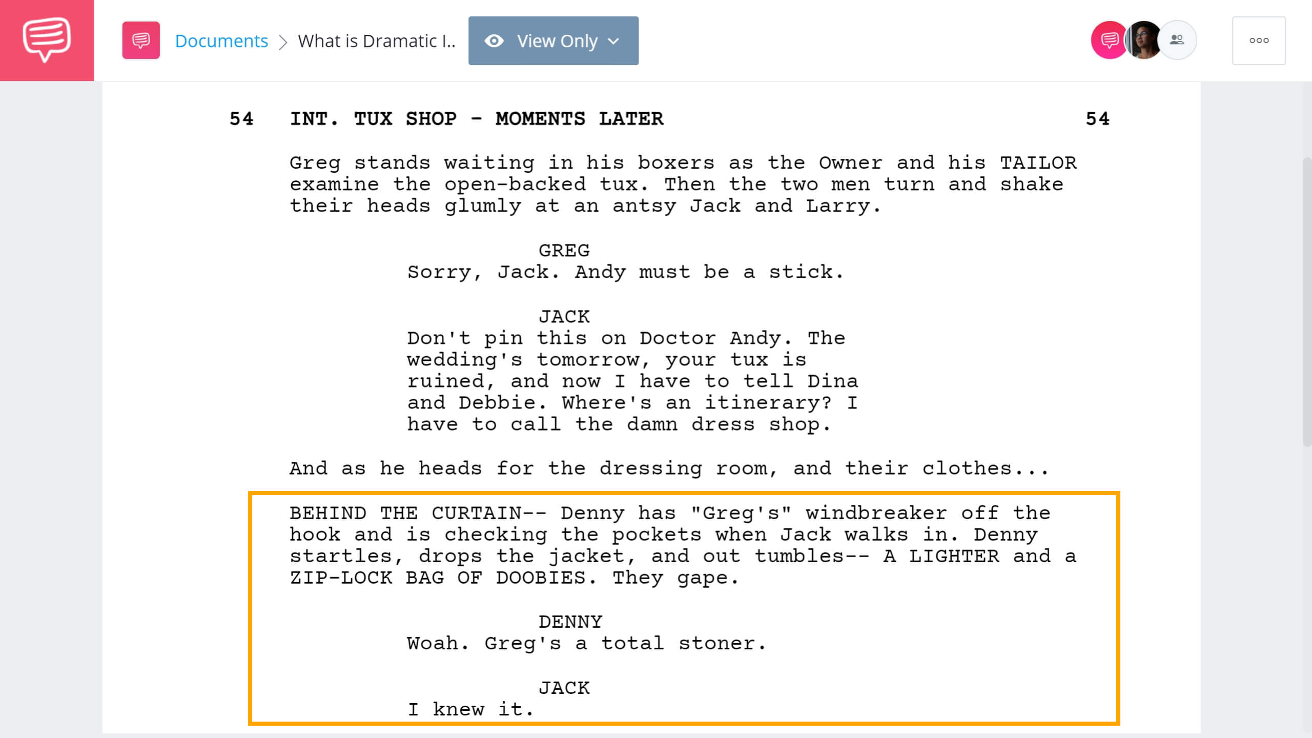What is Dramatic Irony - Meet The Parents Example - StudioBinder Screenwriting Software