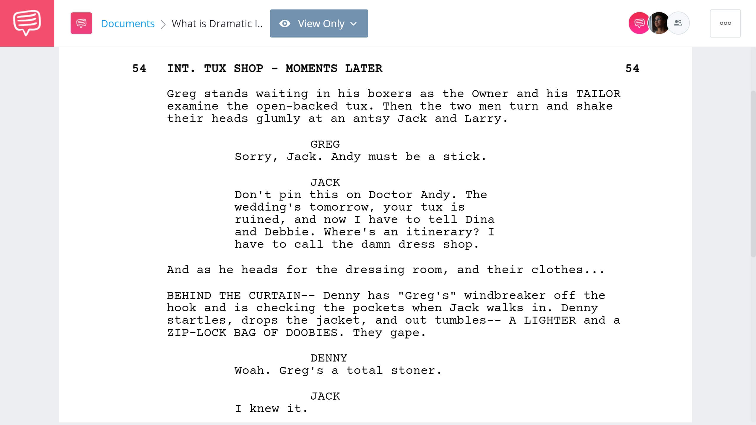 What is Dramatic Irony - Meet The Parents Example - StudioBinder Screenwriting Software