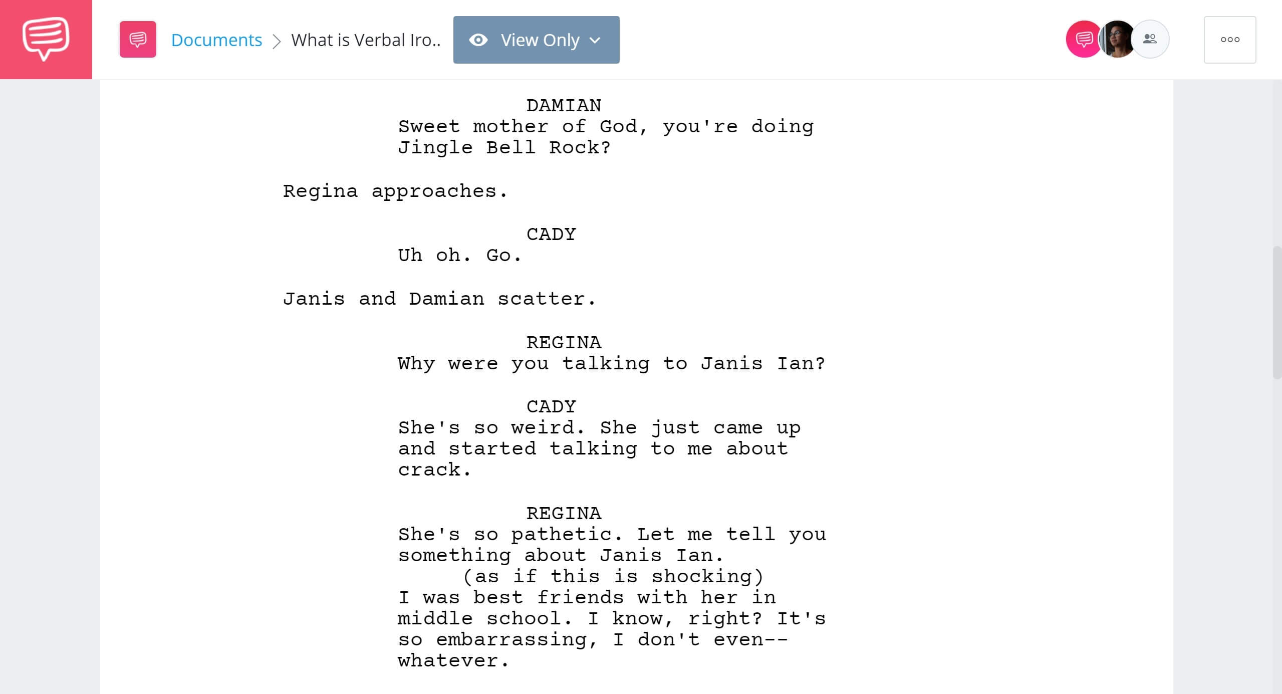 What is Verbal Irony - Mean Girls Example - StudioBinder Screenwriting Software