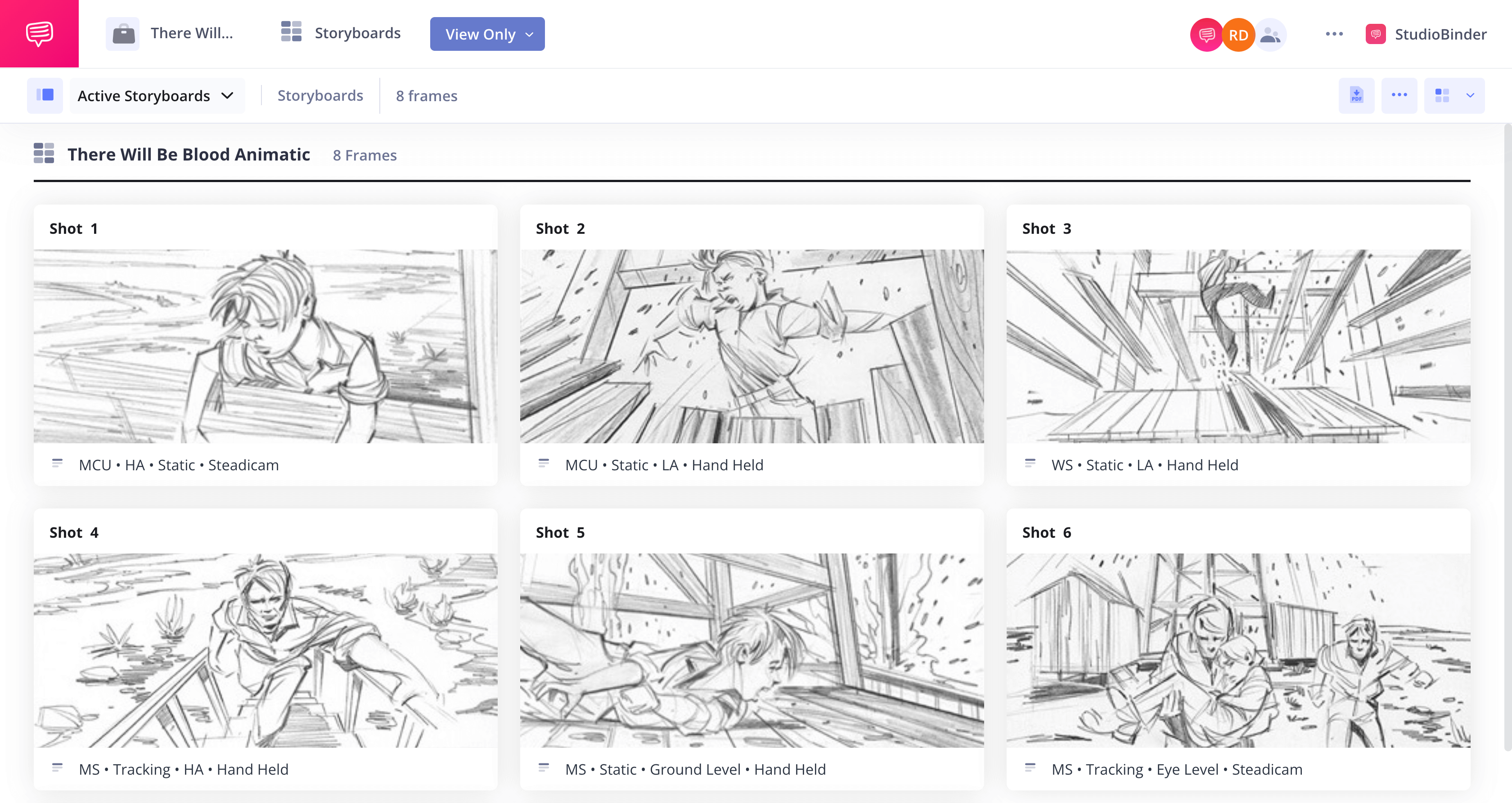 How to Make a Storyboard There Will Be Blood Animatic StudioBinder Storyboarding Software